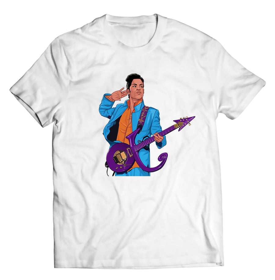 Unisex graphic T-shirt featuring an original music illustration