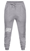 GREY JOGGER SWEAT PANTS - STREET REBIRTH SIGNATURE BRAND - MATCHING HOODIE AVAILABLE - UNISEX - CREATE INSPIRE EMPOWER
