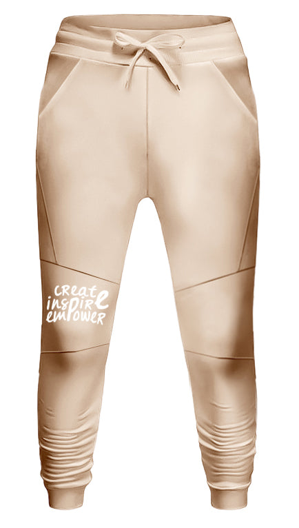 Loungewear joggers with an original colorful design