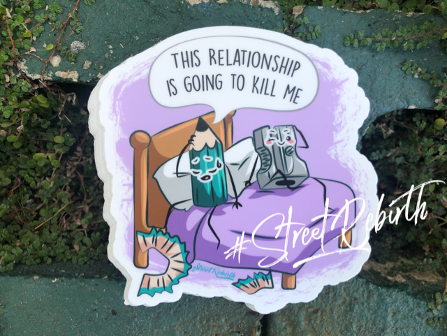 1 This Relationship Is Going To Kill Me Sticker – One 4 Inch Water Proof Vinyl Sticker – For Hydro Flask, Skateboard, Laptop, Planner, Car, Collecting, Gifting