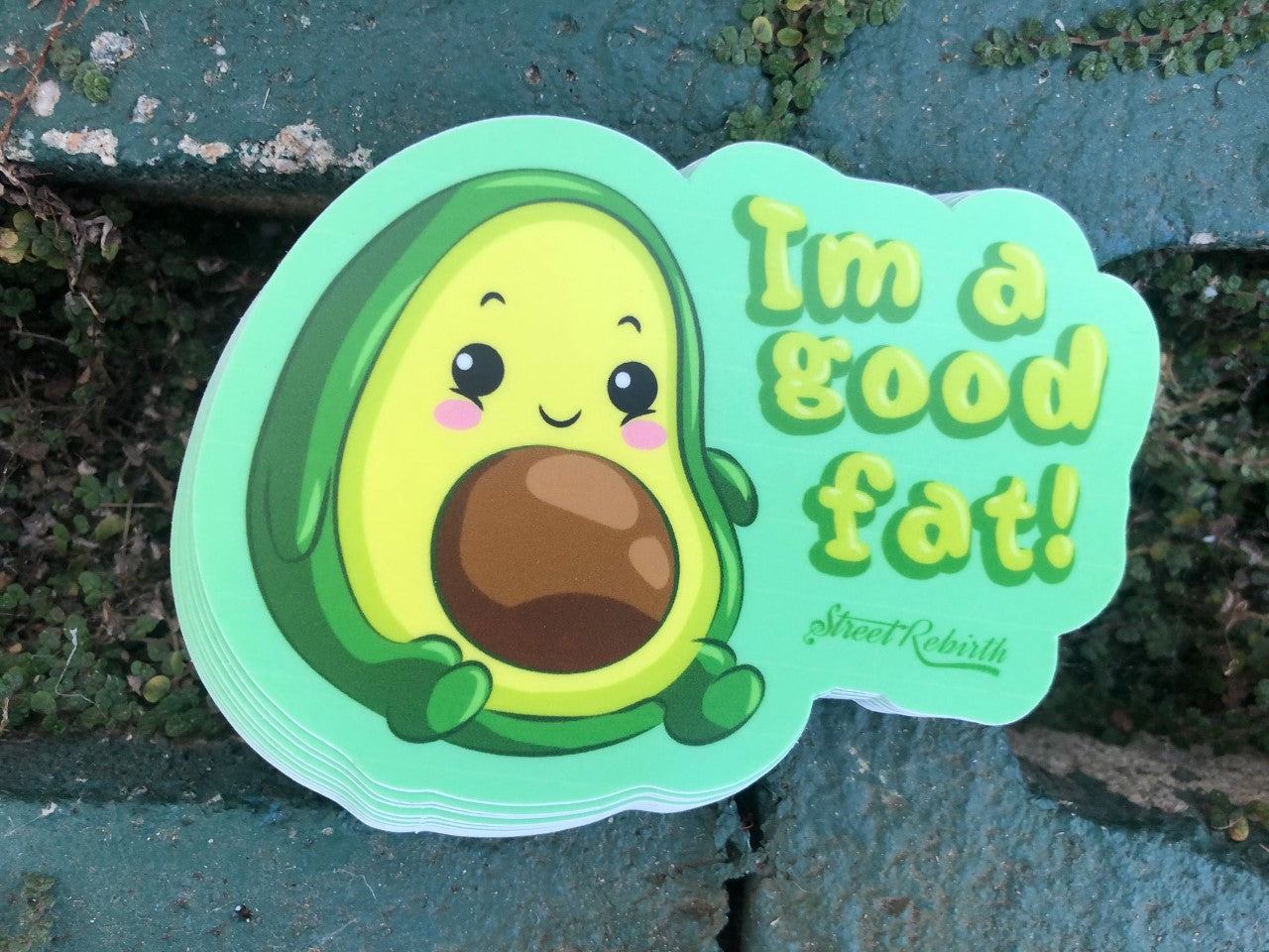 Im A Good Fat Sticker – One 4 Inch Water Proof Vinyl Sticker – For Hydro Flask, Skateboard, Laptop, Planner, Car, Collecting, Gifting