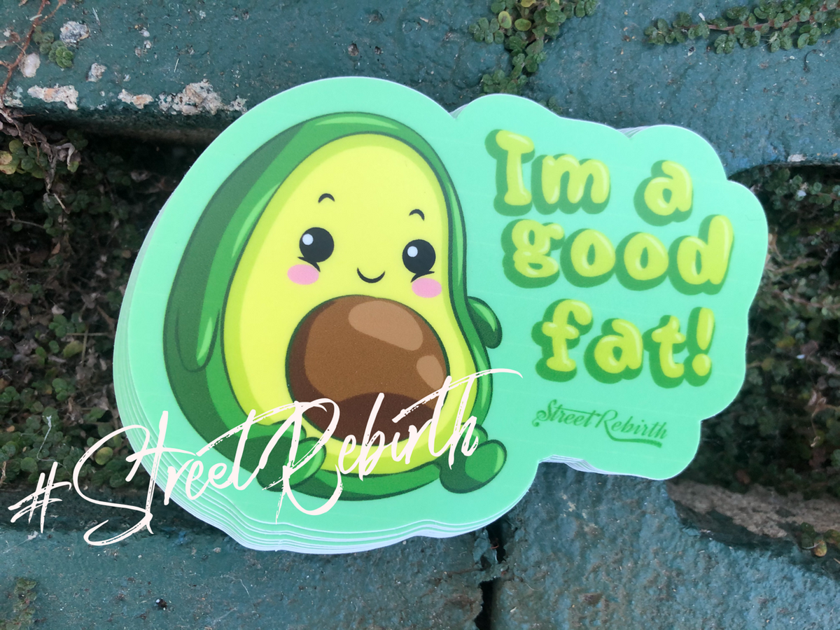 I&#39;m A Good Fat Sticker – One 4 Inch Water Proof Vinyl Sticker – For Hydro Flask, Skateboard, Laptop, Planner, Car, Collecting, Gifting