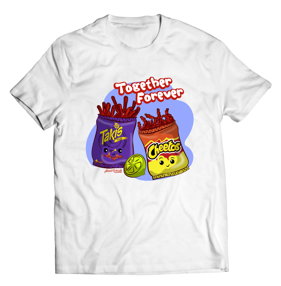 Unisex graphic T-shirt featuring an original colorful illustration